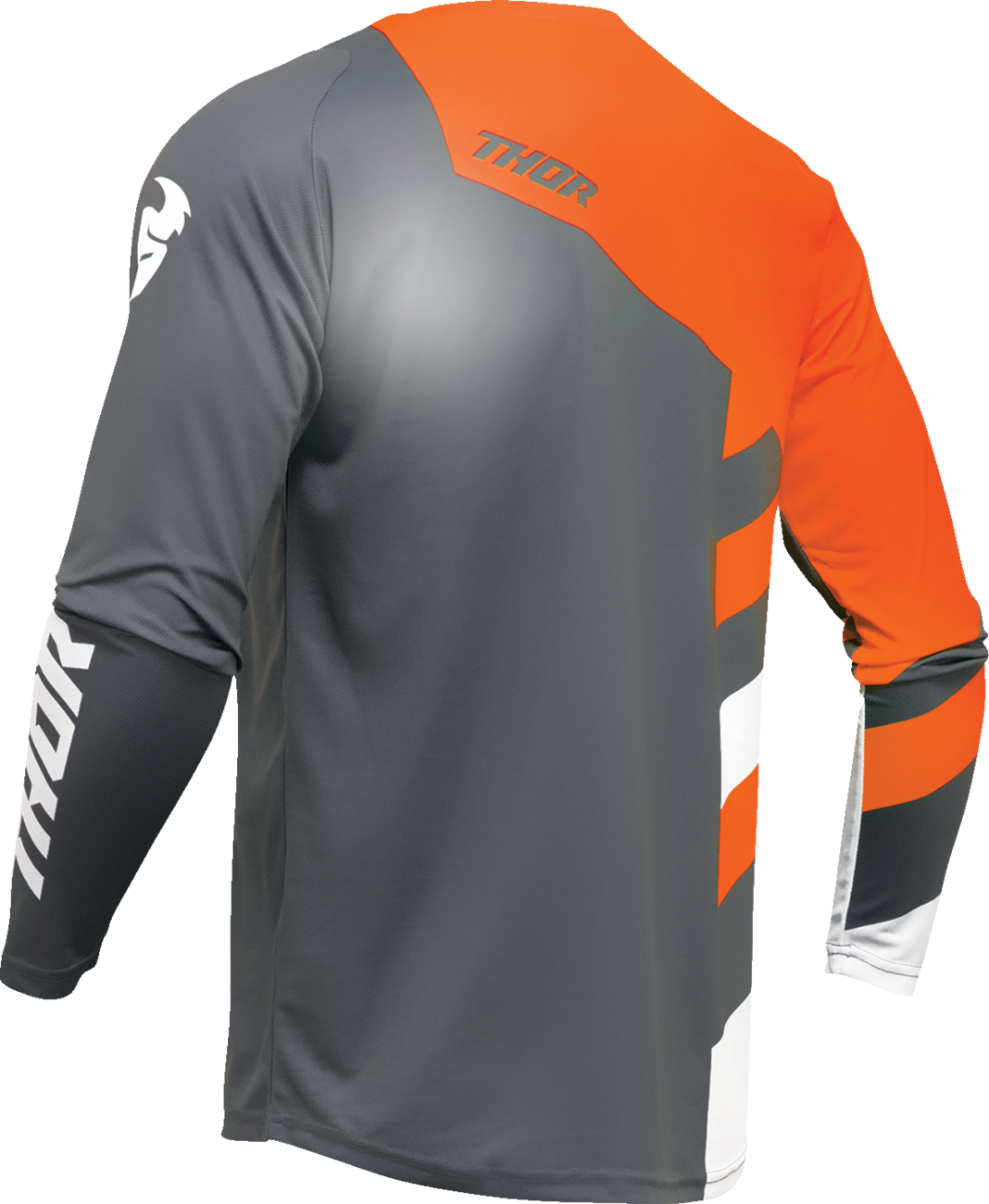 THOR Youth Sector Checker Jersey - Charcoal/Orange - 2XS 2912-2412