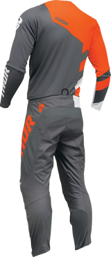 THOR Sector Checker Jersey - Charcoal/Orange - XL 2910-7590