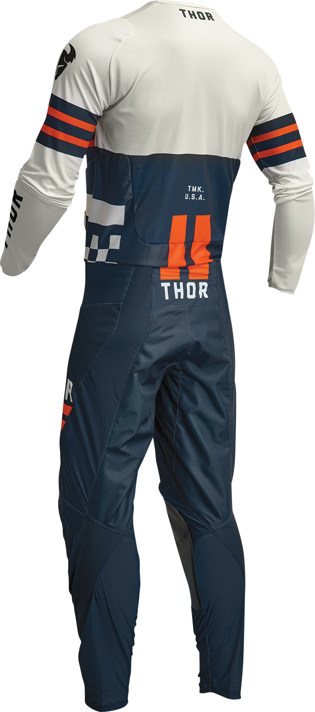 THOR Youth Pulse Combat Jersey - Midnight/White - Large 2912-2189