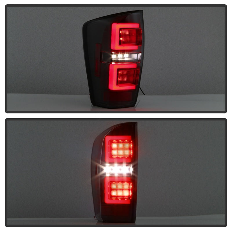 Spyder 16-17 Toyota Tacoma LED Tail Lights - Black Smoke (ALT-YD-TT16-LED-BSM) 5085740