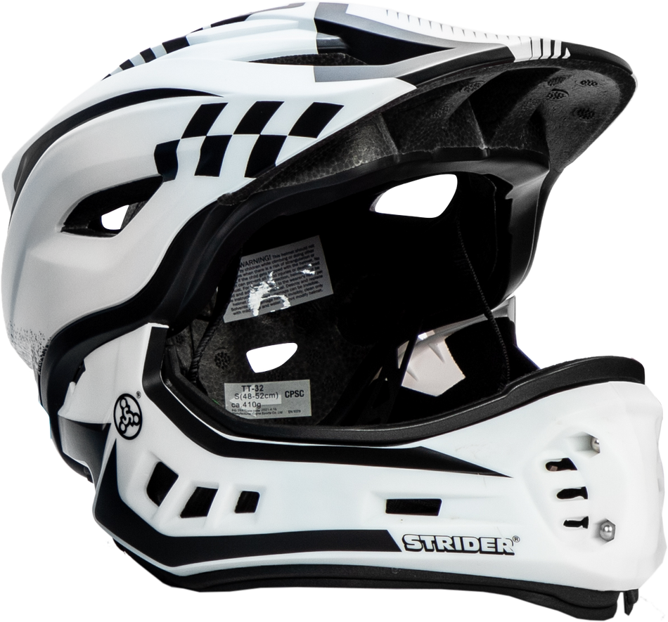STRIDER ST-R Full Face Helmet - White - Small AHELMETFFWHSM
