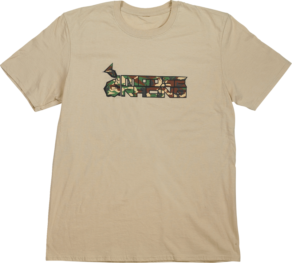 MOOSE RACING Camo T-Shirt - Tan - Medium 3030-22729