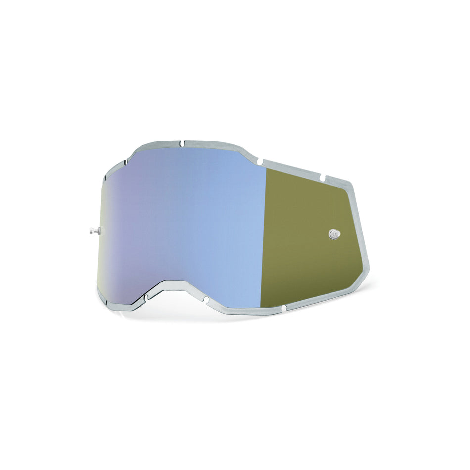 100% Rc2/Ac2/St2 Plus Replacement Injected Mirror Blue Lens 59091-00003