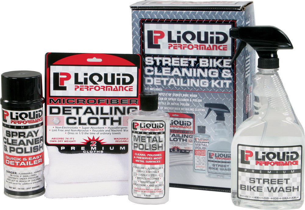 LIQUID PERFORMANCEStreet Bike Cleaning & Detaili Ng Kit510