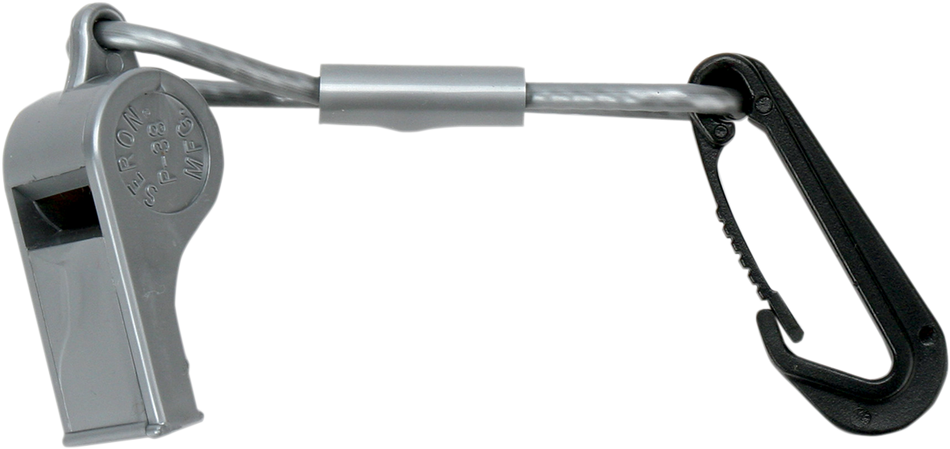 ATLANTIS Whistle With Clip - Grey A2709C
