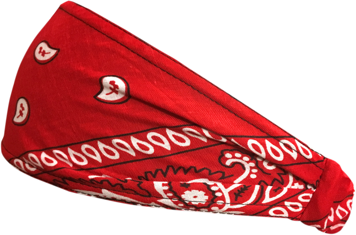 SCHAMPA & DIRT SKINS Mini Doo-Z Headwrap - Red Paisley DZ02-225