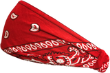 SCHAMPA & DIRT SKINS Mini Doo-Z Headwrap - Red Paisley DZ02-225