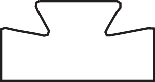 Guía deslizante de repuesto negra GARLAND - UHMW - Perfil 09 - Longitud 47,00" - John Deere 09-4700-0-01-01 