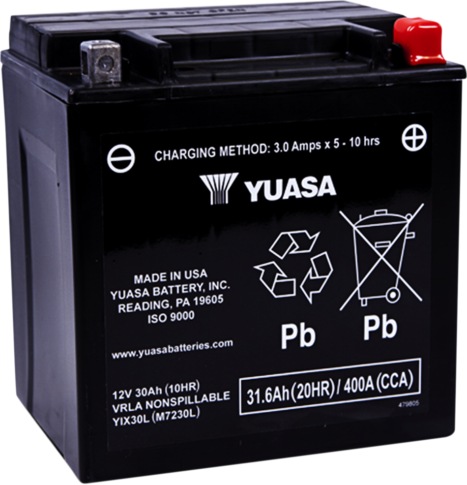 YUASA AGM Battery - YTX20H YUAM72RBH