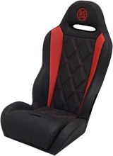 BS SAND Performance Seat - Big Diamond - Black/Red PEBURDBDR