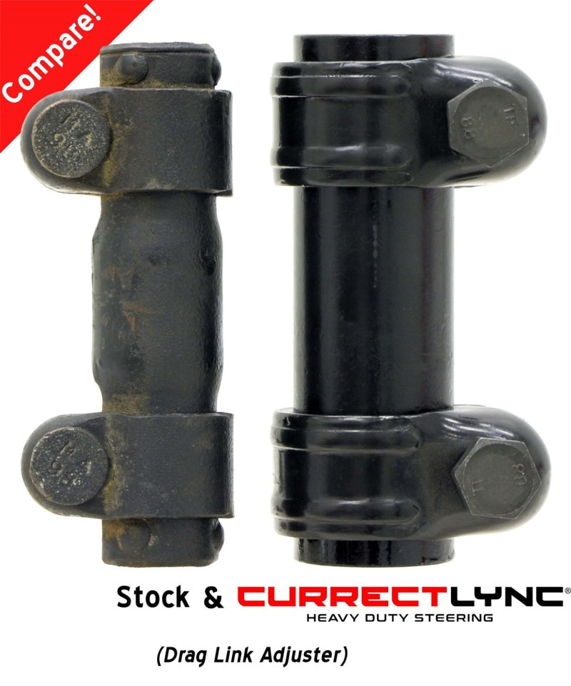 RockJock TJ/LJ/XJ/MJ Currectlync Steering System Bolt-On w/ 1 1/4in Dia. Tie Rod/Forged Drag Link CE-9701