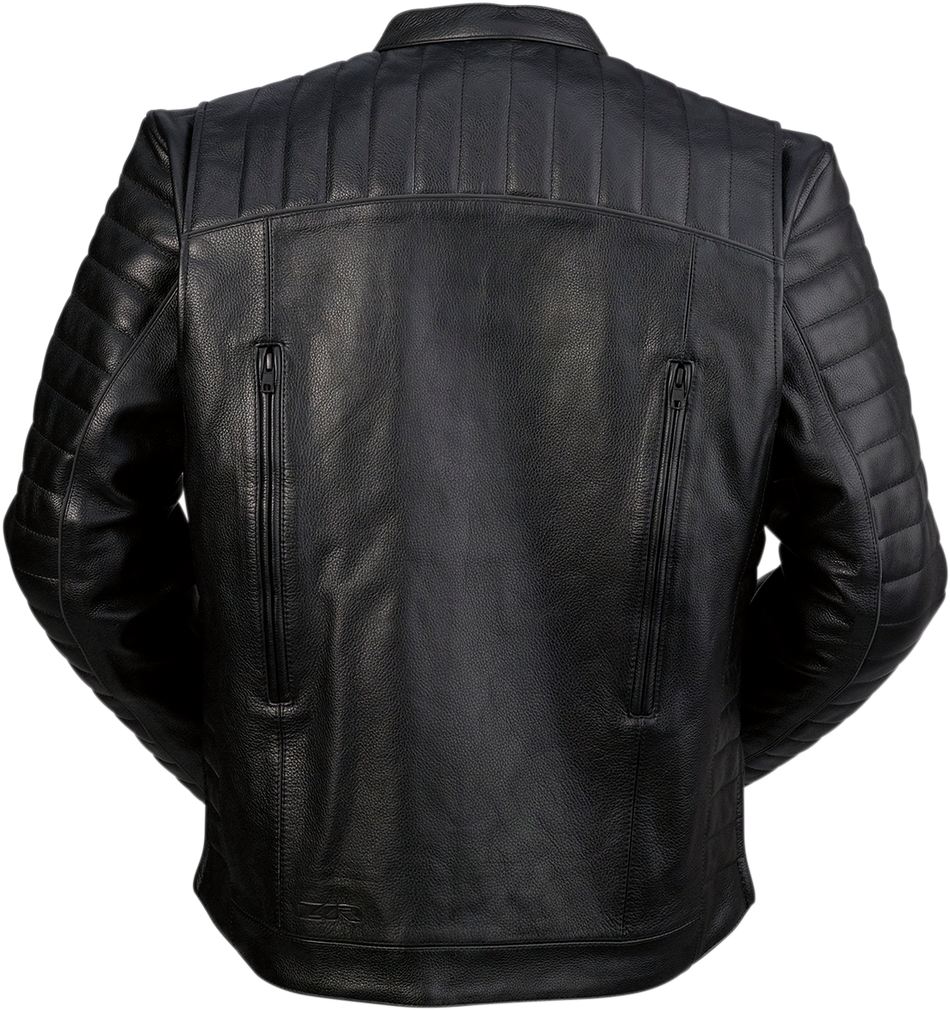 Z1R Artillery Leather Jacket - Black - Large 2810-3775