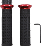 ODI Grips - Hart Luck - TBW - Black/Red V31HTW-BB-R