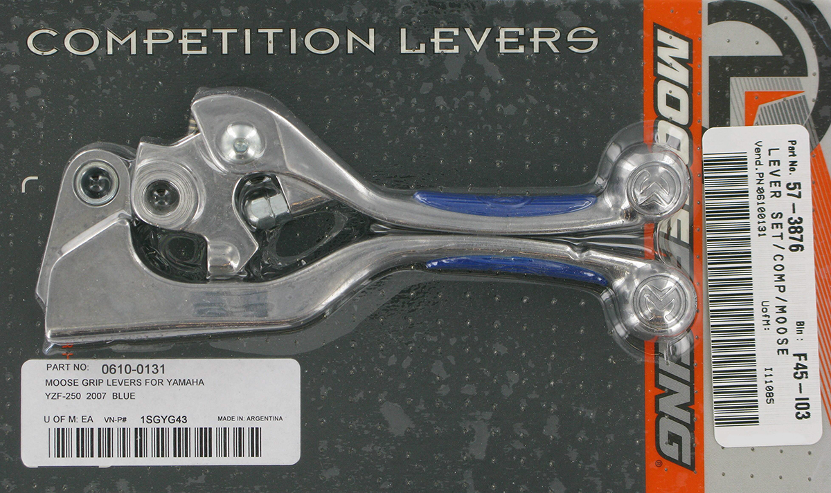 MOOSE RACING Lever Set - Competition - Blue 1SGYG43