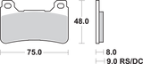 SBS HS Brake Pads - Honda - 809HS 809HS