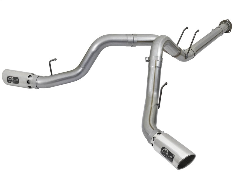 aFe POWER 4in DPF-Back SS Exhaust System 2017 Ford Diesel Trucks V8-6.7L (td) 49-43092-P