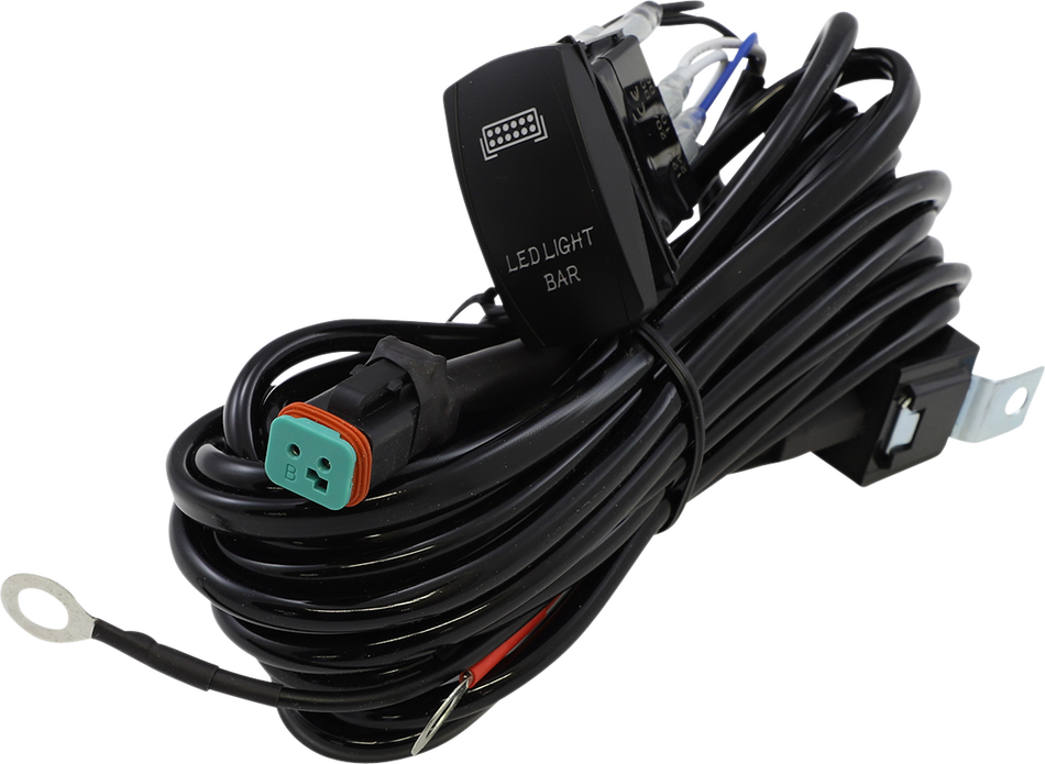 BRITE-LITES Wire Harness with Rocker Switch BL-WHHDR