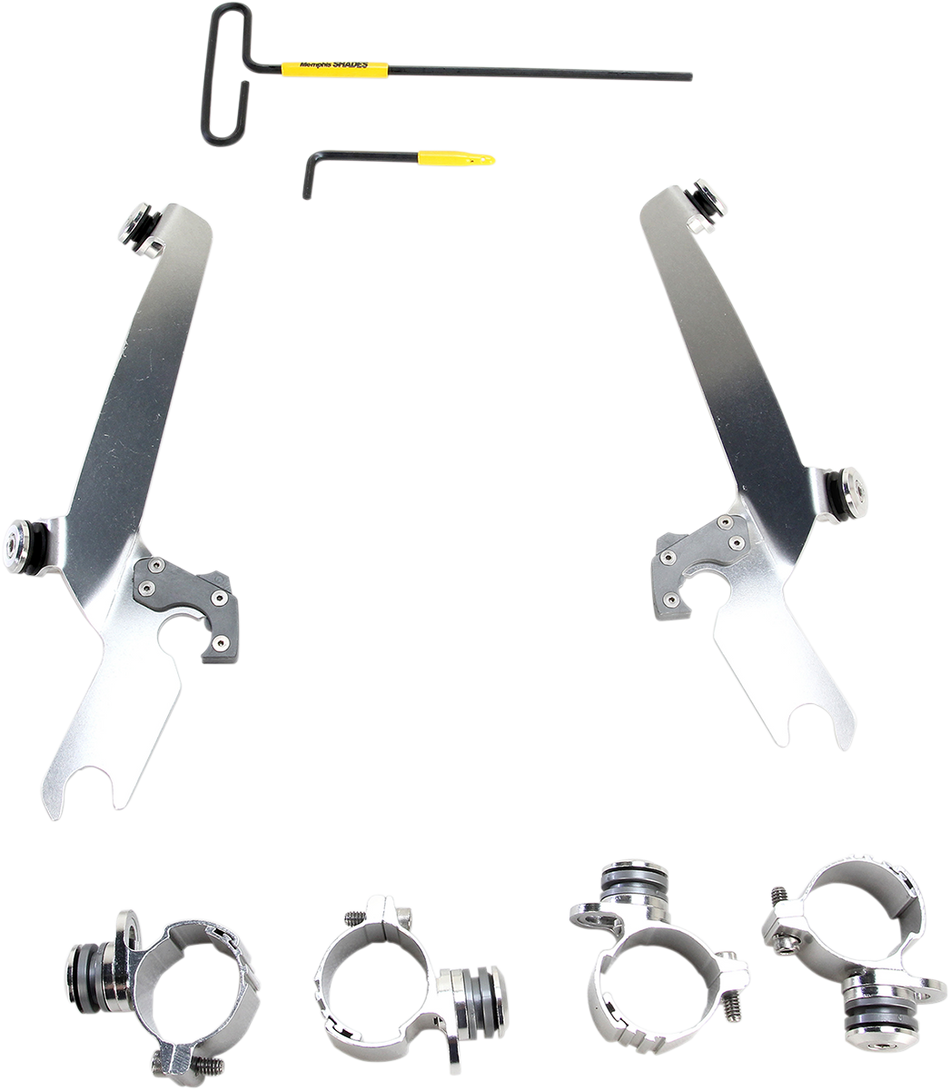 MEMPHIS SHADES Sportshield Trigger-Lock Mounting Kit - Polished - XL883 MEK2000