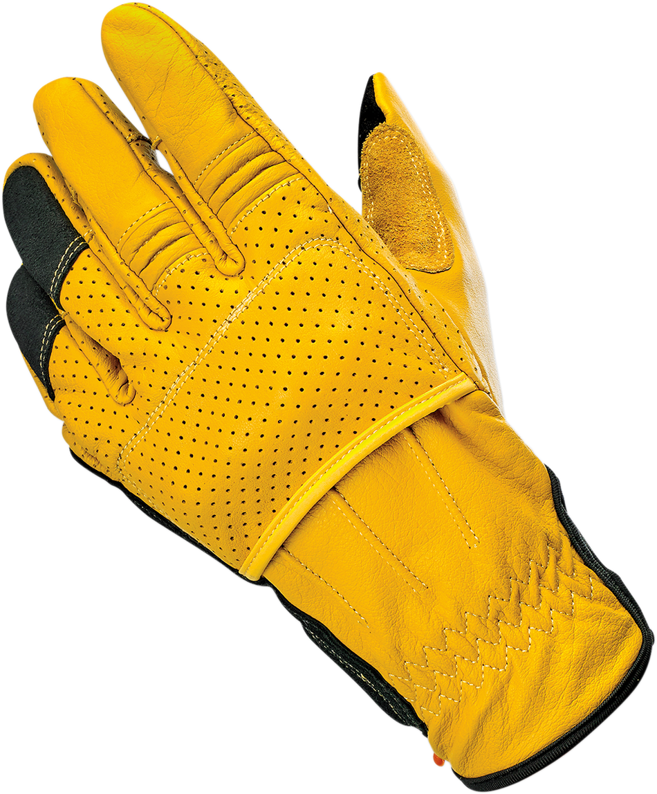 BILTWELL Borrego Gloves - Gold/Black - XS 1506-0701-301