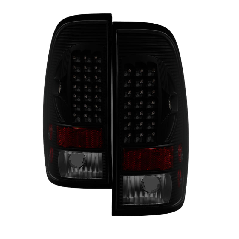 Xtune Ford F250/350/450/550 Super Duty 99-07 LED Tail Lights Black Smoke ALT-ON-FF15097-LED-BSM 5081179