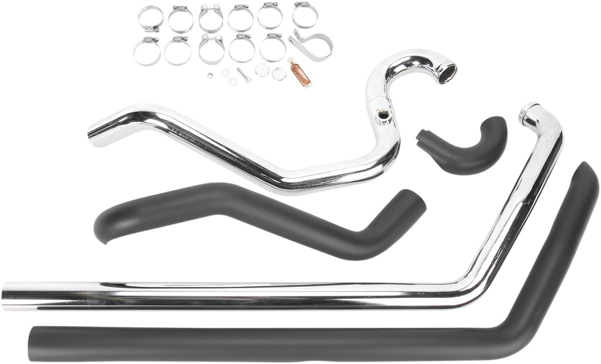 SUPERTRAPP True Dual Head Pipes - Black 167-72574