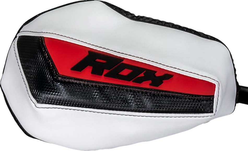 ROX SPEED FX Handguards - Generation 3 Flex-Tec - Black/White/Red FT3-HG-BWR