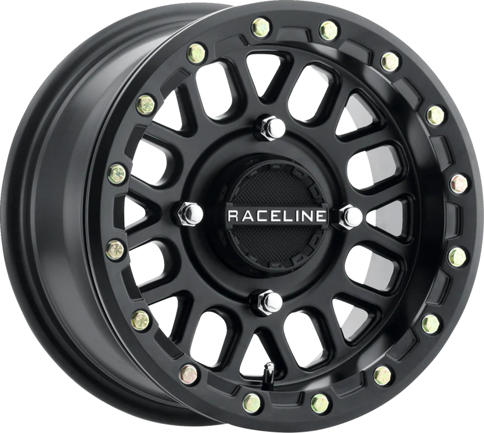 RACELINE WHEELS Wheel - Podium - Beadlock - Front/Rear - Black - 14x7 - 4/137 - 5+2 (+10 mm) A93B-47037+10