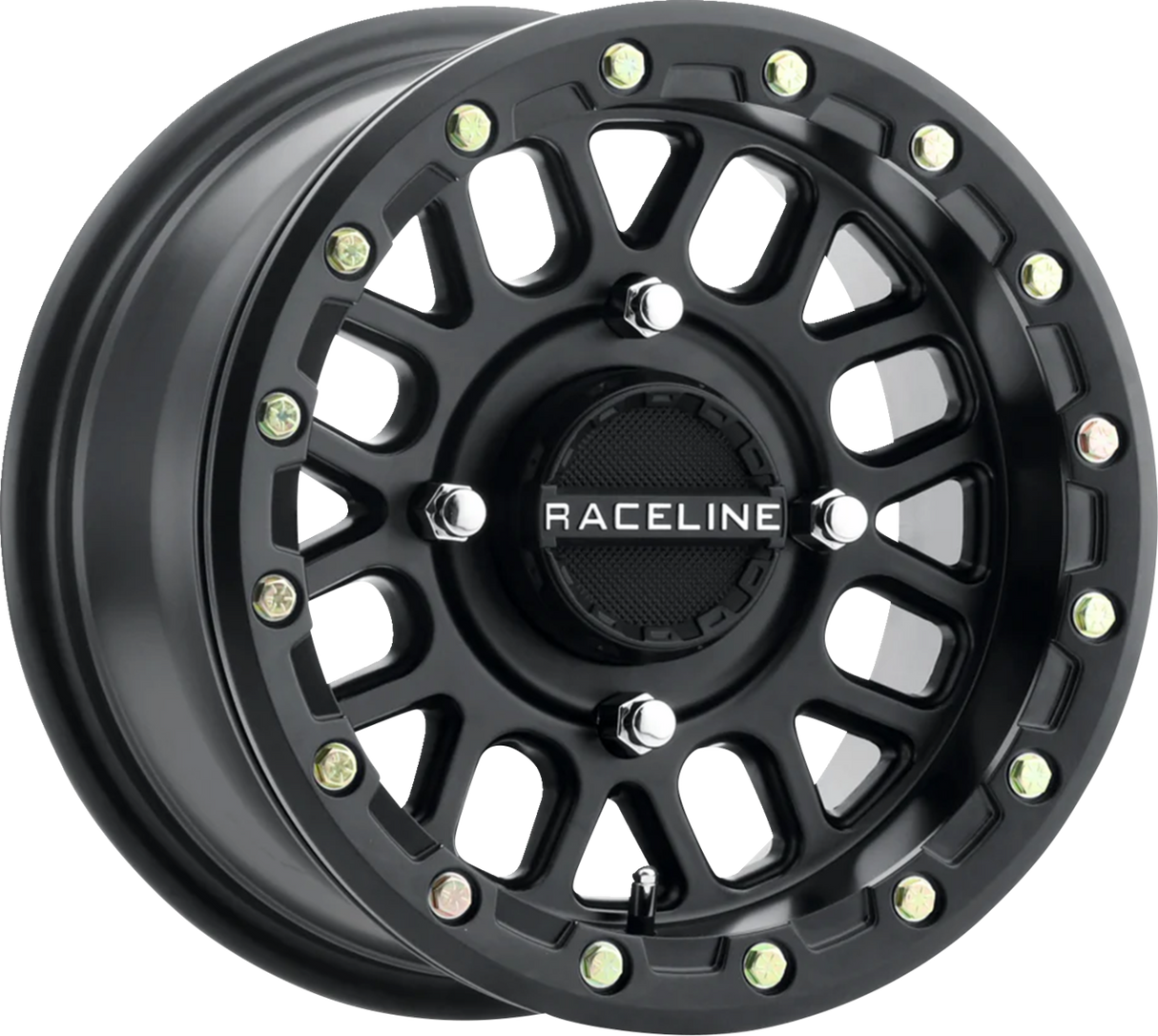 RACELINE WHEELS Wheel - Podium - Beadlock - Front/Rear - Black - 14x7 - 4/137 - 5+2 (+10 mm) A93B-47037+10