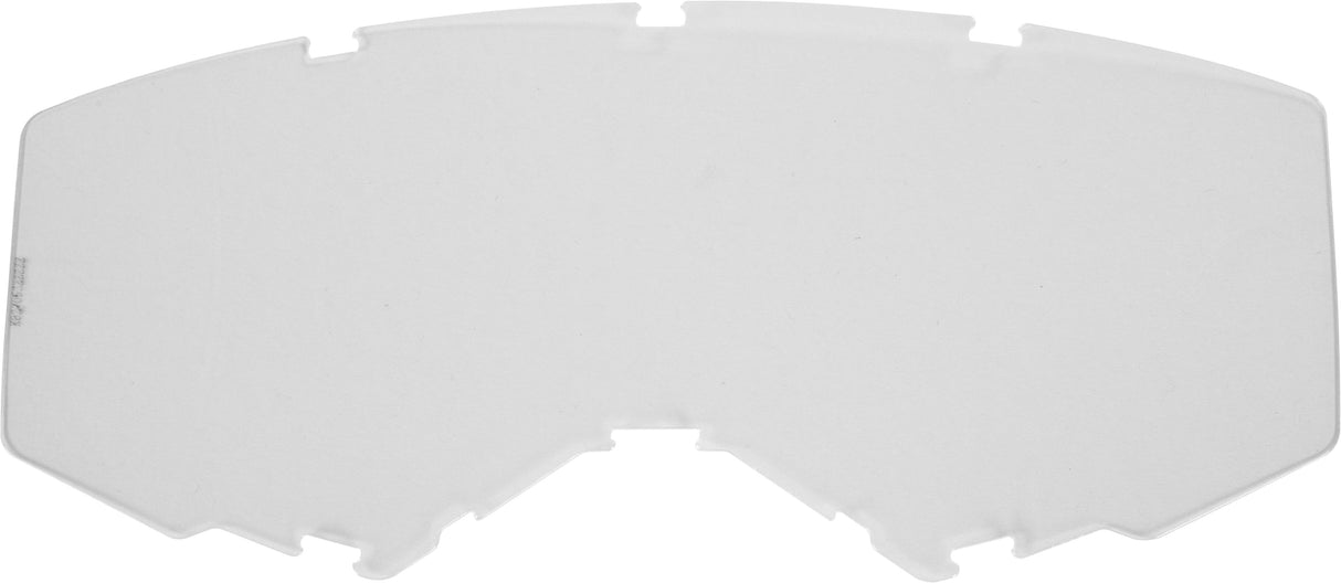 FLY RACING Single Lens W/O Tear Off Post Clear FLA-031