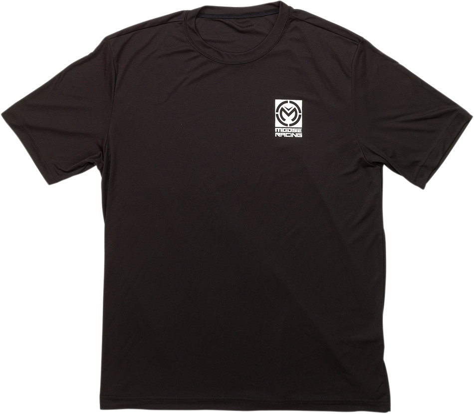 MOOSE RACING Distinction T-Shirt - Black - Large 3030-18546