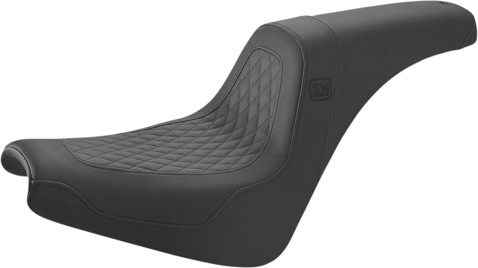 SADDLEMEN Speed Merchant Pro Series Seat - Black - FXBB/FXST '18-'23 SM81830DB