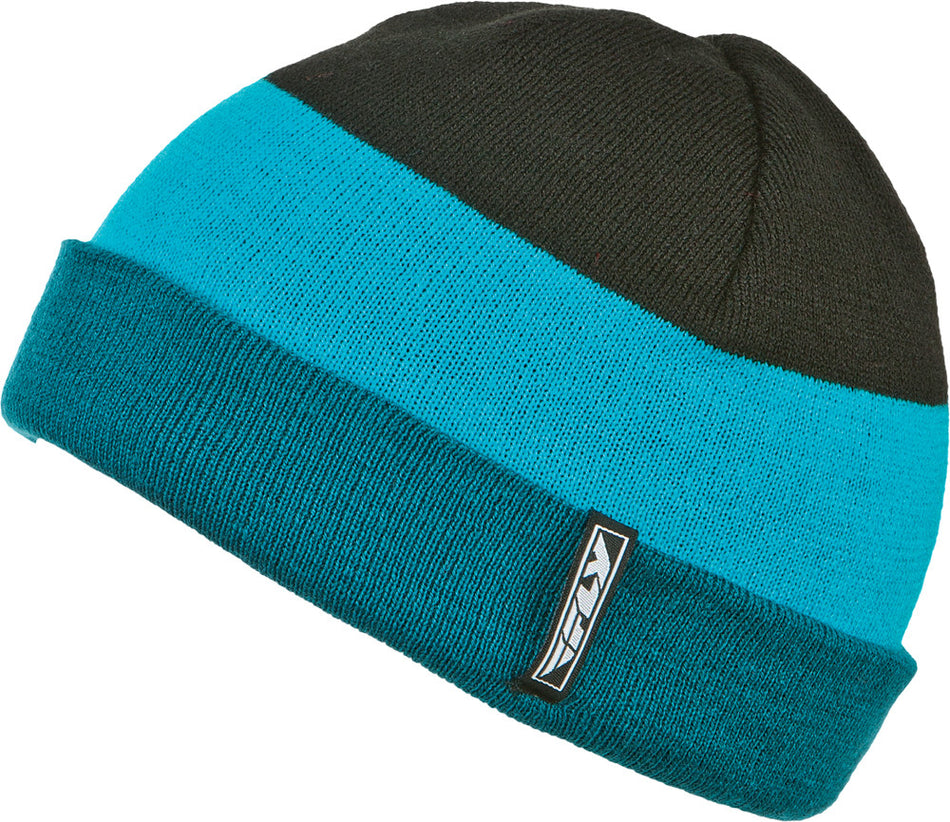 FLY RACING Color Block Beanie (Blue/Black) 351-0331