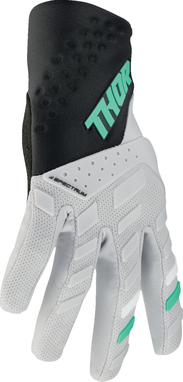 Guantes THOR Spectrum para mujer - Negro/Menta - XL 3331-0271 