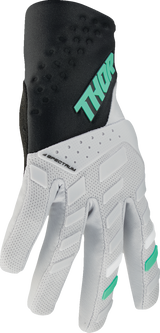 THOR Women's Spectrum Gloves - Black/Mint - Large 3331-0270