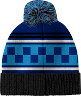 YAMAHA APPAREL Yamaha Racing Pom Beanie - Black/Blue NP21A-H3242