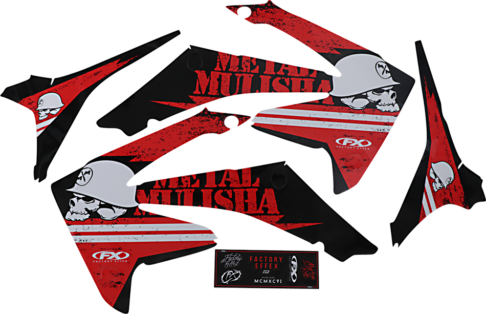 FACTORY EFFEX Metal Mulisha Graphic Kit - Honda 23-11336