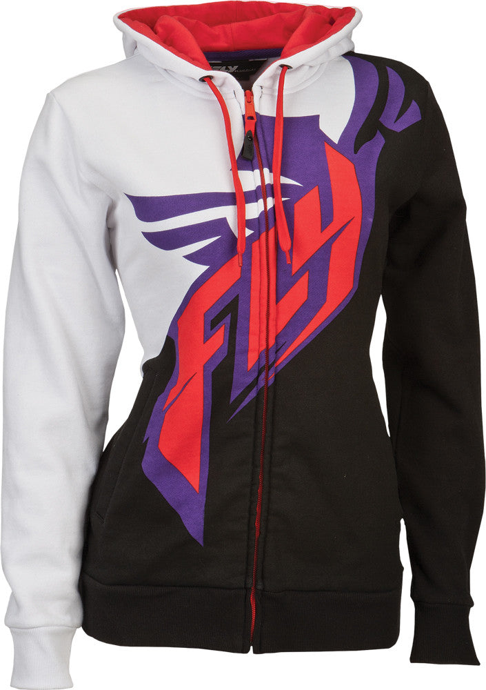 FLY RACING Arctic Ambience Hoody White/Purple/Red 2x WHT/BLK/PUR 2XL