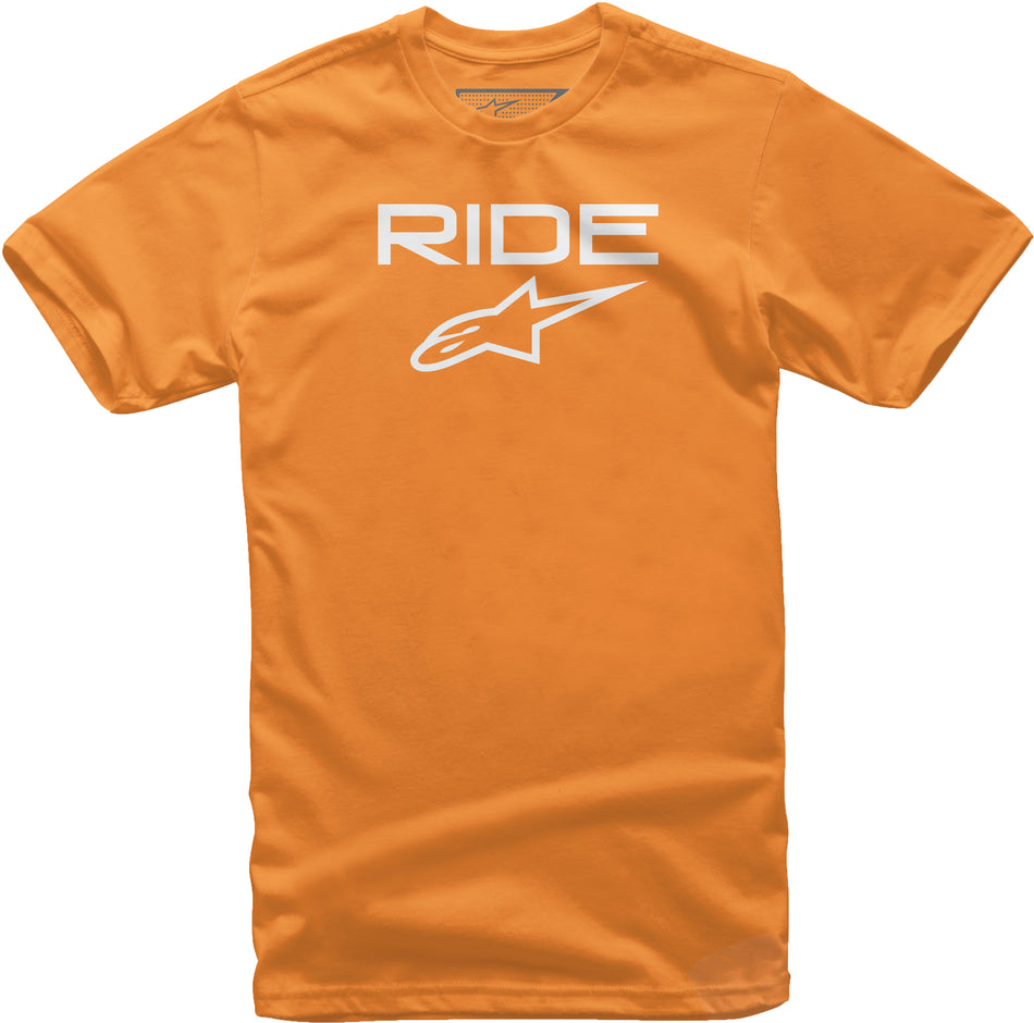 ALPINESTARS Youth Ride 2.0 Tee Orange/White Xs 3038-72000-4020-XS
