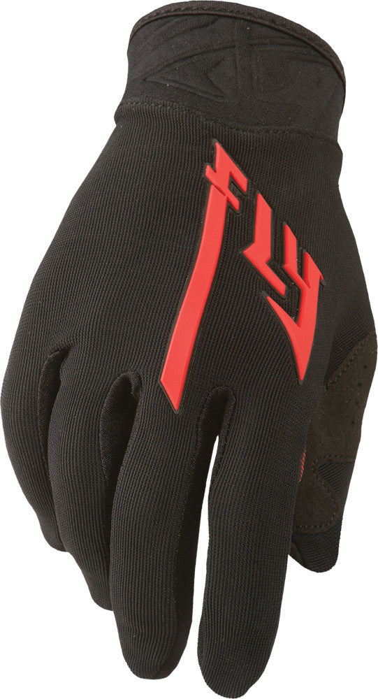 FLY RACING Pro Lite Gloves Black/Red Sz 8 366-81008