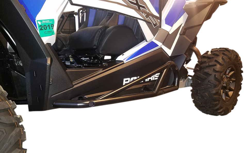 MOOSE RACING Nerf Bars - Black - RZR 2-Seater 1004-BK