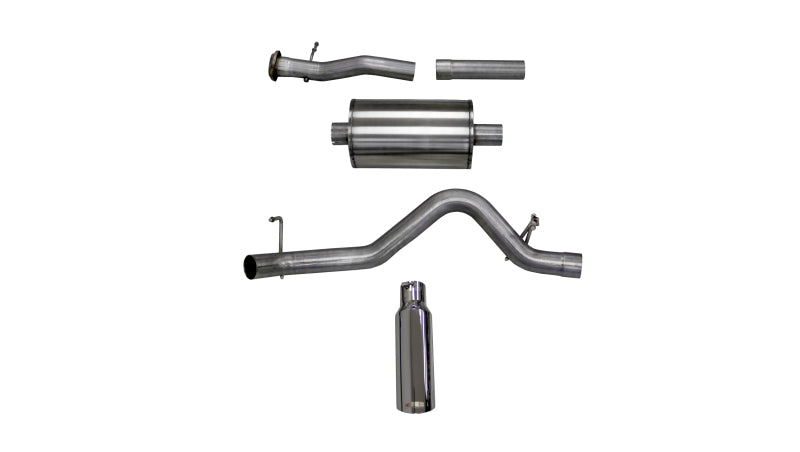 Corsa 15-16 Chevy Colorado 3.6L V6 Cat-Back Exhaust 4in SS Db Tip Single Side Exit 24744