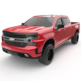 EGR 2019 Chevy 1500 Crew Cab In-Channel Window Visors - Matte 571695