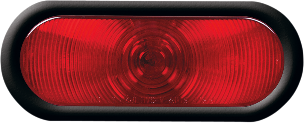 OPTRONICS INC. Oval Stop/Tail/Turn Light Kit - Red ST-70RK