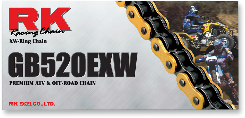 RK GB 520 EXW - Chain - 100 Links GB520EXW-100