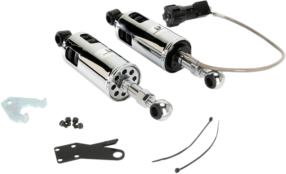 PROGRESSIVE SUSPENSION 422 Series Shocks with Rap - Chrome - Standard 422-4103C