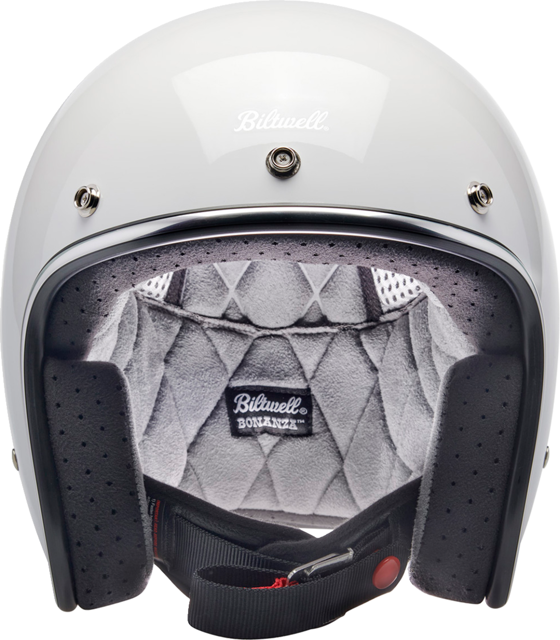 Casco BILTWELL Bonanza - Blanco brillante - Mediano 1001-164-203 