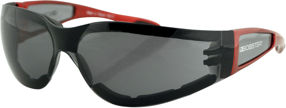 BOBSTER Shield II Sunglasses - Gloss Red - Smoke ESH221