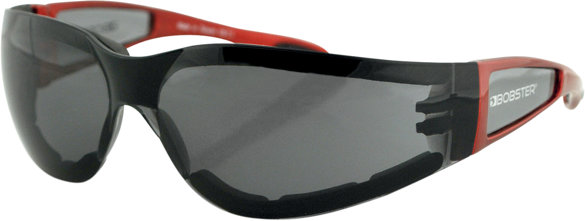 Gafas de sol BOBSTER Shield II - Rojo brillante - Ahumado ESH221