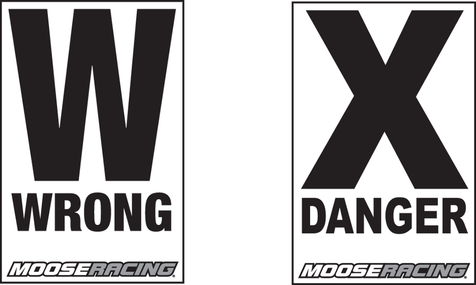 MOOSE RACING Danger/Warn Course Arrow M9000-14PT