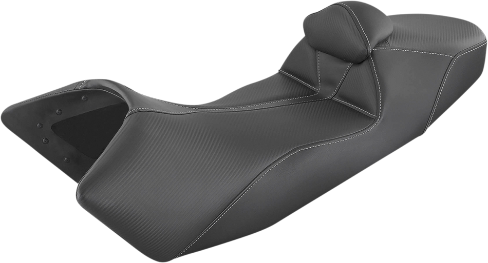 SADDLEMEN Adventure Tour Seat - Standard - Lumbar Backrest - Black - KTM '13-'19 0810-KT11BR